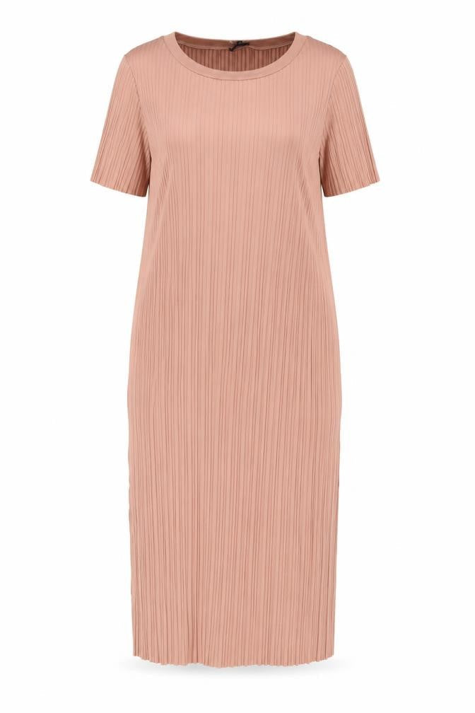 River Island Women's Pink Shift Midi Dress Size 16