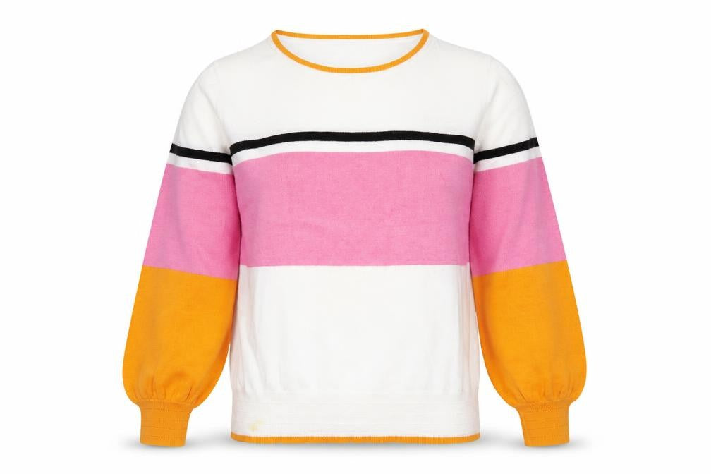 Next Women's Multicoloured Striped Pullover Jumper L