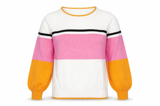 Next Women's Multicoloured Striped Pullover Jumper L