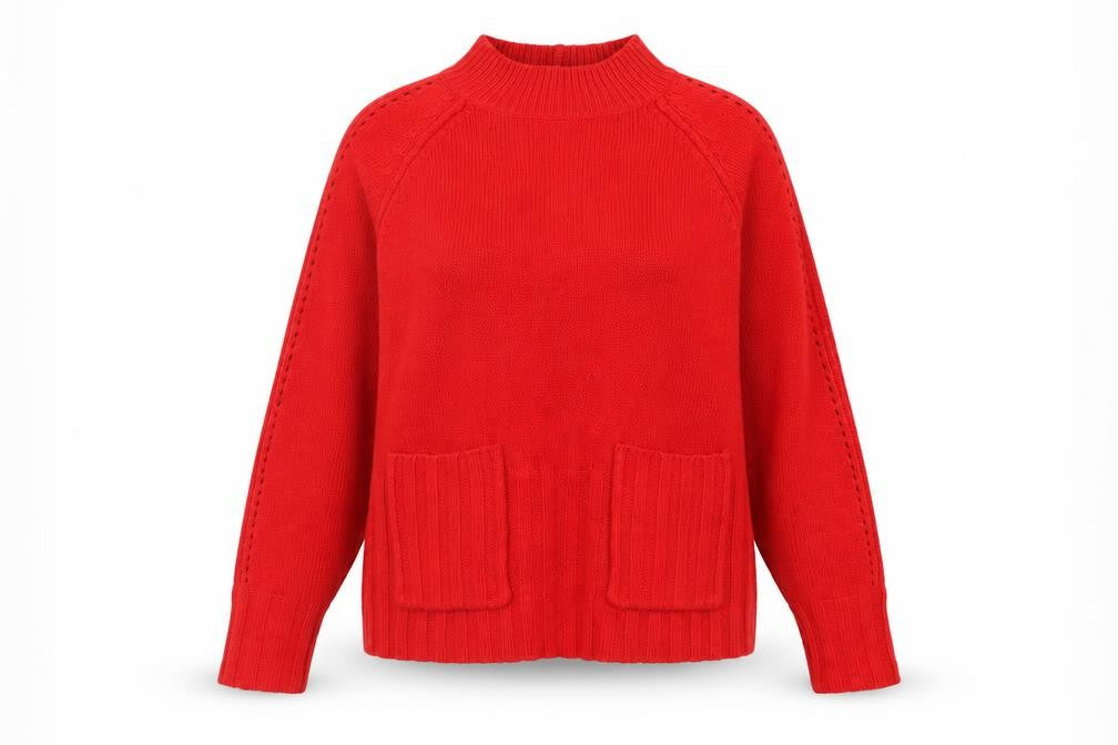 Next Women's Red Pullover Jumper UK 12