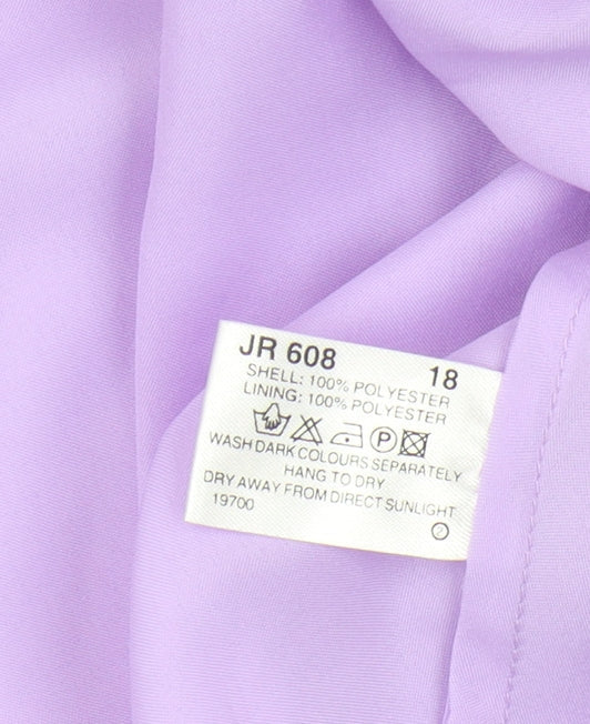 Joanna Hope Women's Purple V-Neck T-Shirt Size 18