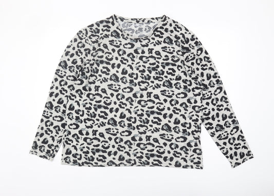 Originals Women's Animal Print Long Sleeve T-Shirt, Size 14