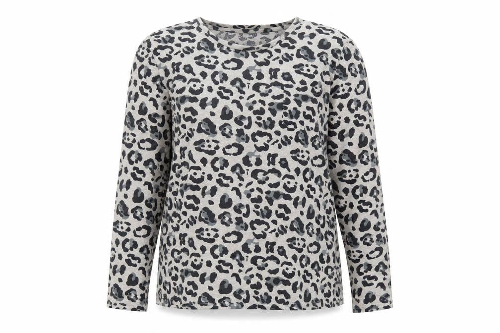 Originals Women's Animal Print Long Sleeve T-Shirt, Size 14