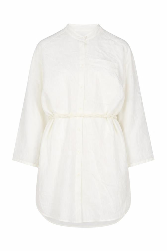 Zara Women's White XS Basic Blouse with Belted Waist