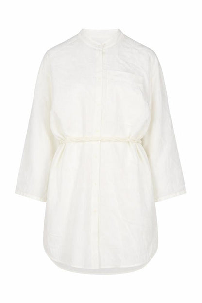 Zara Women's White XS Basic Blouse with Belted Waist