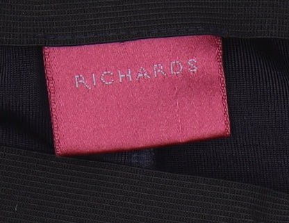Richards Women's Black Regular Trousers Size M