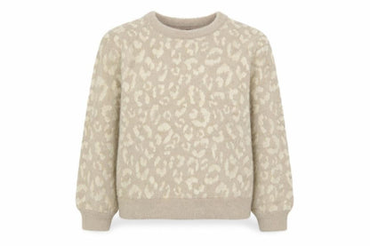 Marks & Spencer Women's Beige Animal Print Pullover Jumper