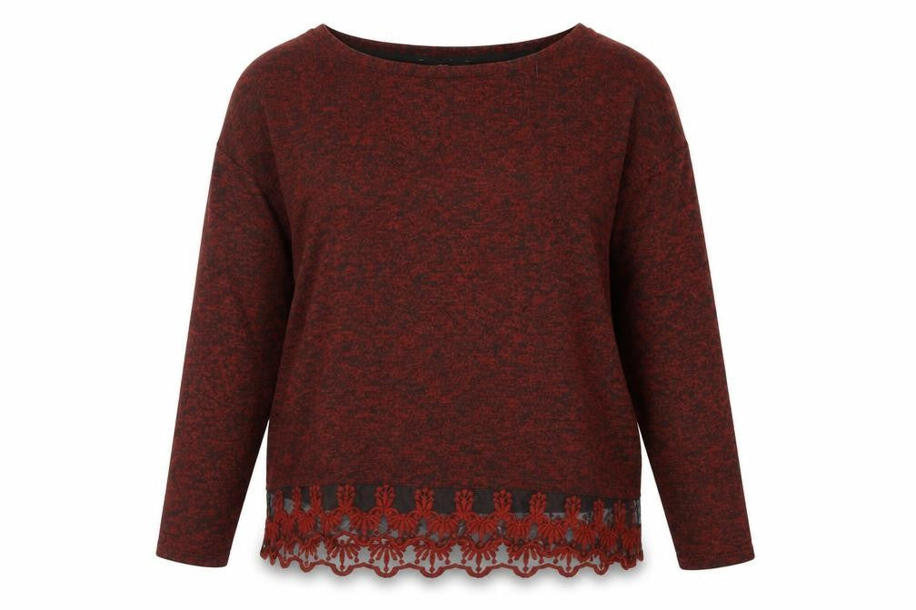 Next Women's Red Pullover Jumper, Size 18