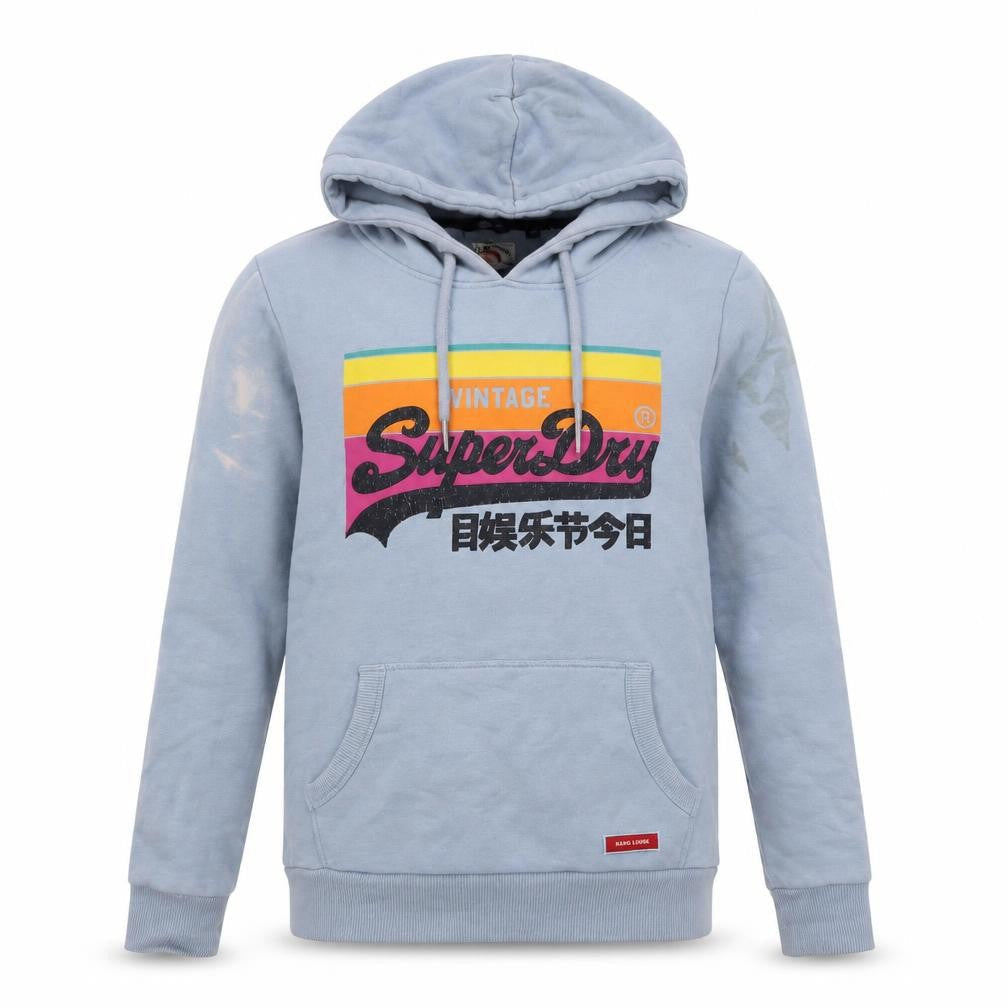 Superdry Unisex Adults Blue Pullover Hoodie