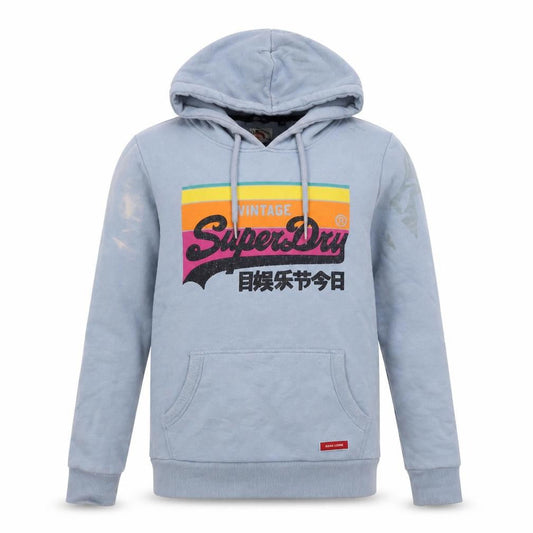 Superdry Unisex Adults Blue Pullover Hoodie