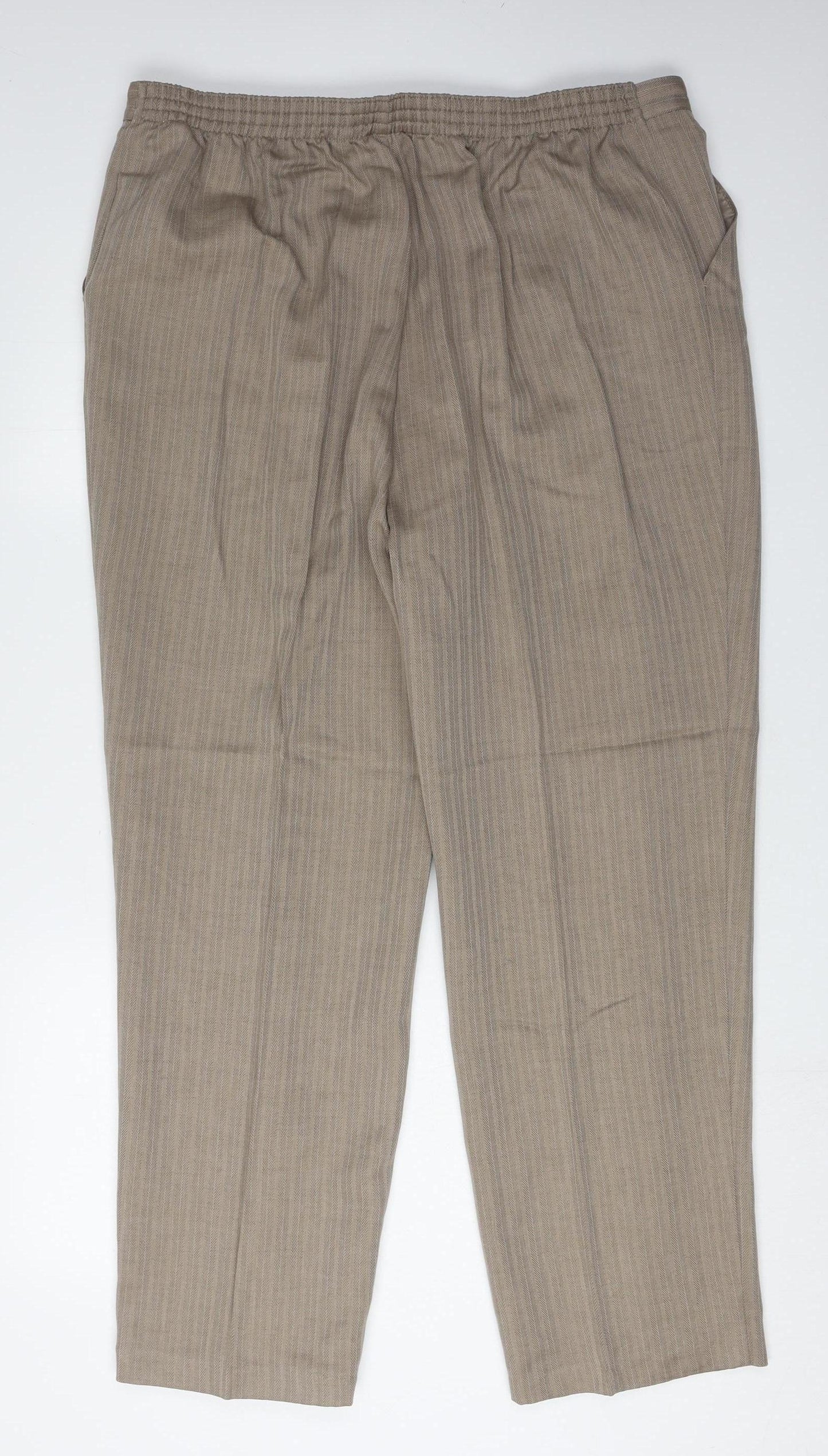 Marks and Spencer Women's Brown Trousers Size 18