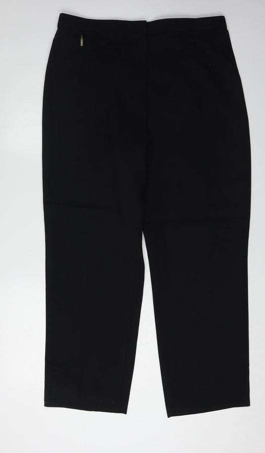Marks and Spencer Women's Black Trousers Size 18