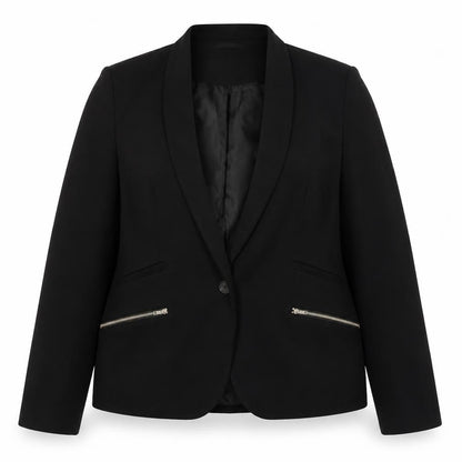 Pied A Terre Women's Black Blazer Size 12 Elegant