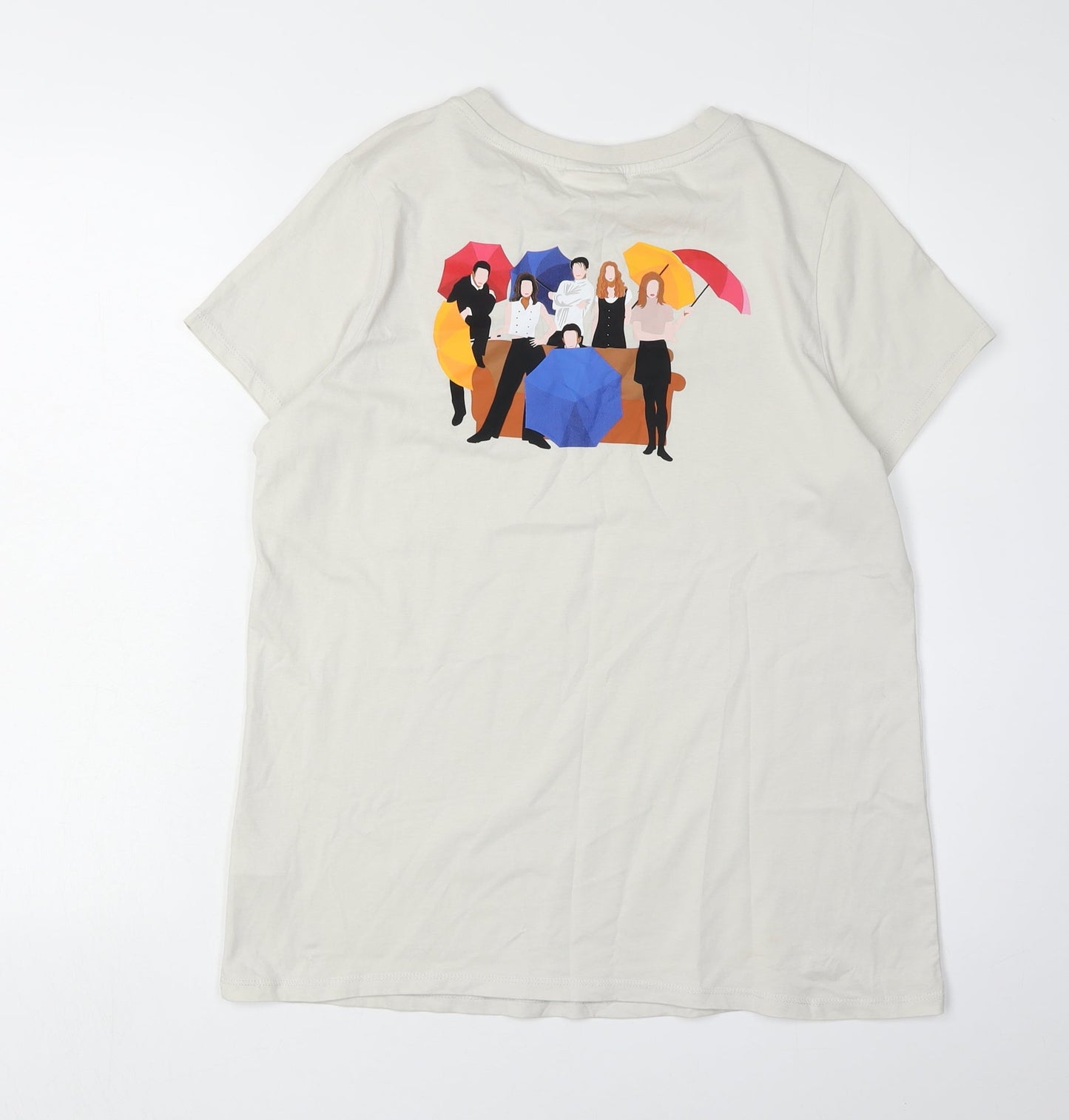 George Women's Beige Friends T-Shirt, Size 12