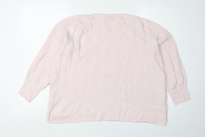 Marks & Spencer Women's Pink Pullover Jumper Size 20