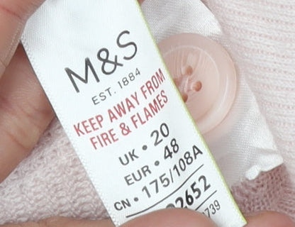 Marks & Spencer Women's Pink Pullover Jumper Size 20