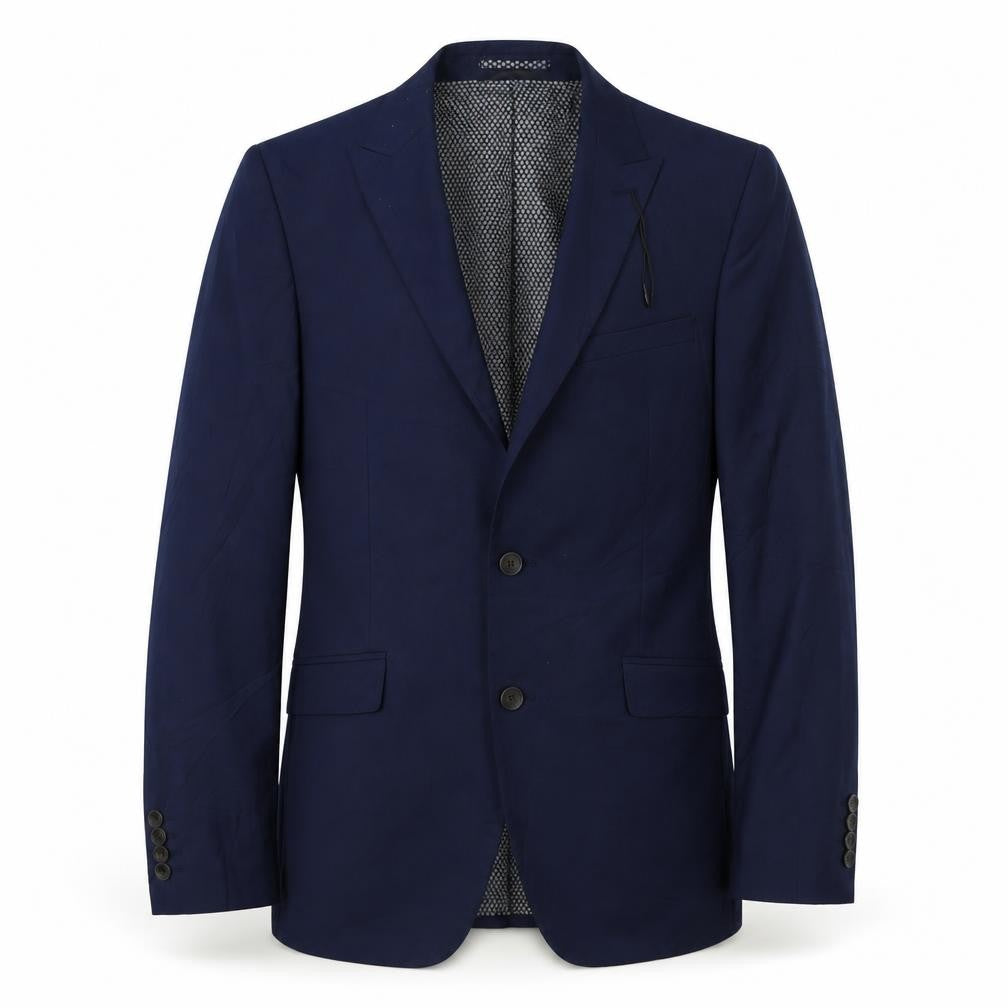 Marks & Spencer Men's Blue Suit Jacket, Size 38, Regular Fit