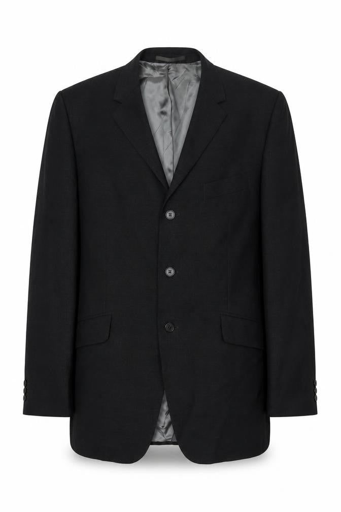 Karl Jackson Men's Black Blazer, 40, Regular Fit, Formal