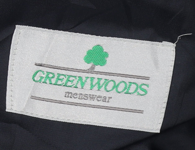 Greenwoods Men's Blue Striped Blazer, Elegant Formal Wear 42R