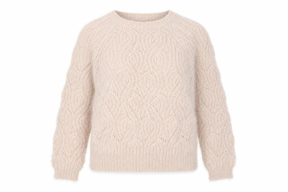 Red Herring Womens Ivory Knit Pullover Jumper, Size 10