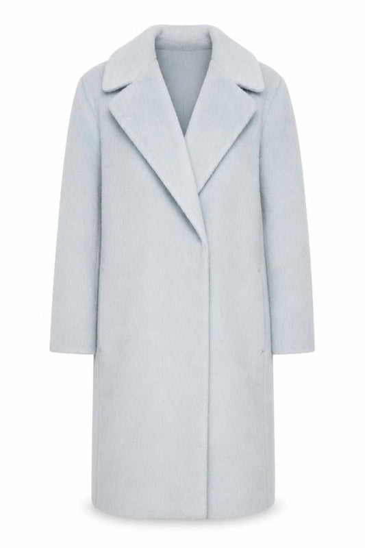 Marks & Spencer Women's Blue Overcoat Size 8
