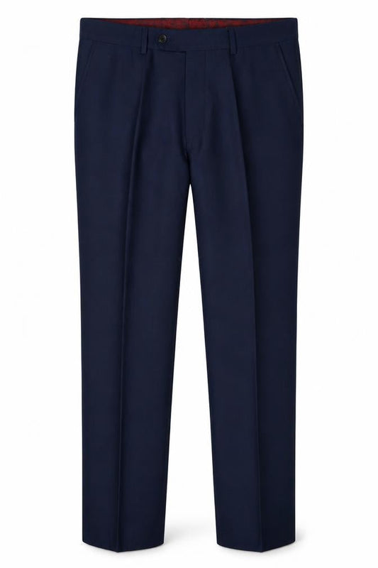 Next Men's Blue Dress Pants 34R - Formal Straight Trousers