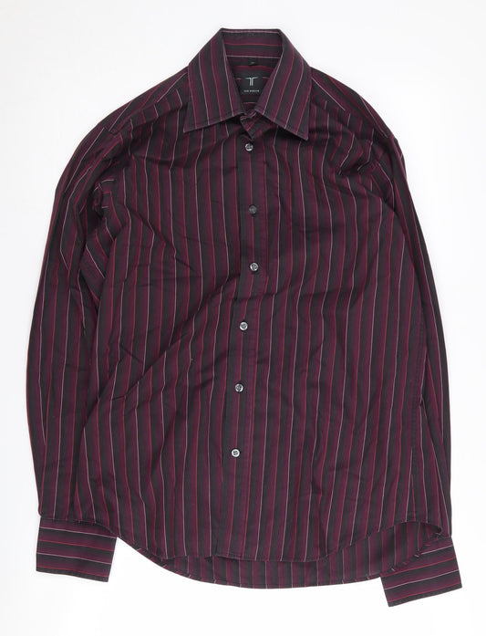 Tom English Men's Multicoloured Striped Shirt M