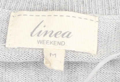 Additional view of Linea Women's Grey Striped jumper - M