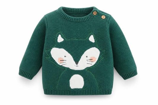 René Rofé Unisex Baby Green Animal Jumper 3-6 Months