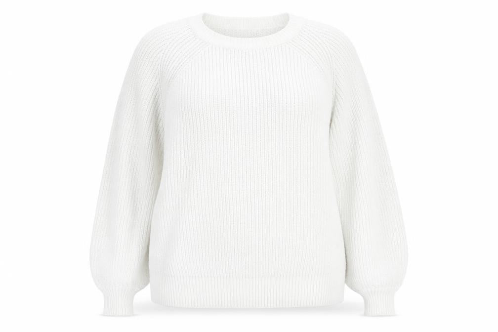 Dorothy Perkins Women's White Pullover Jumper UK 14