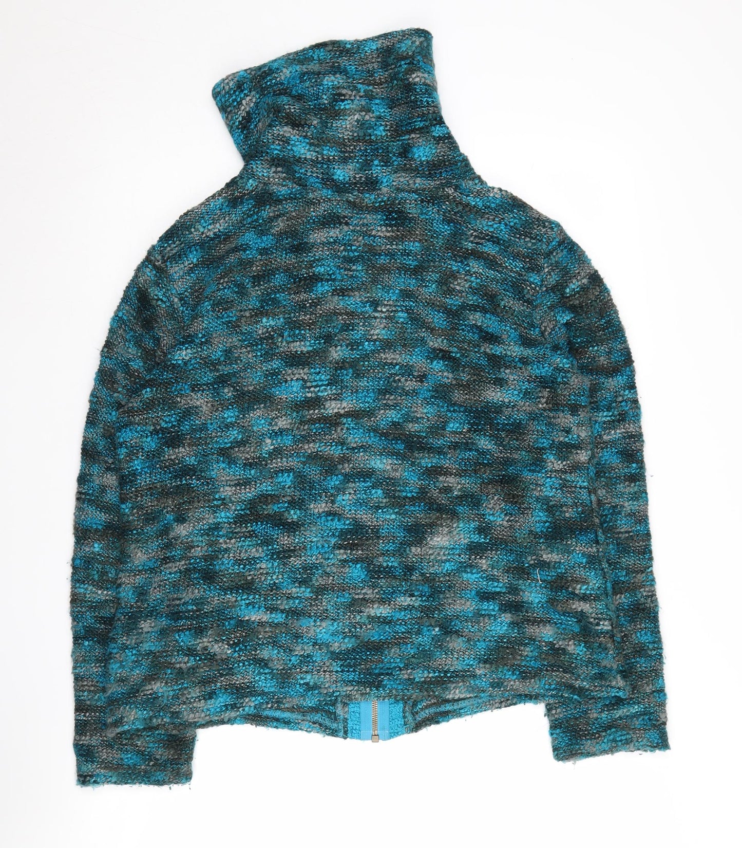 Marks and Spencer Women's Multicoloured Full Zip Jumper, Size L