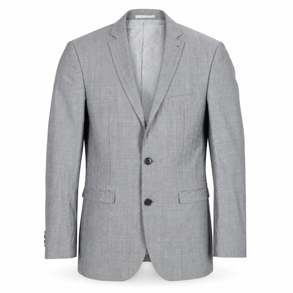 Next Men's Grey Blazer, 36S, Wool Blend, Formal