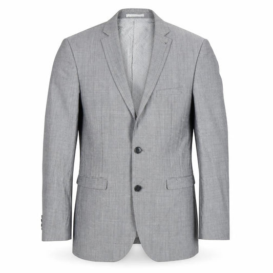 Next Men's Grey Blazer, 36S, Wool Blend, Formal