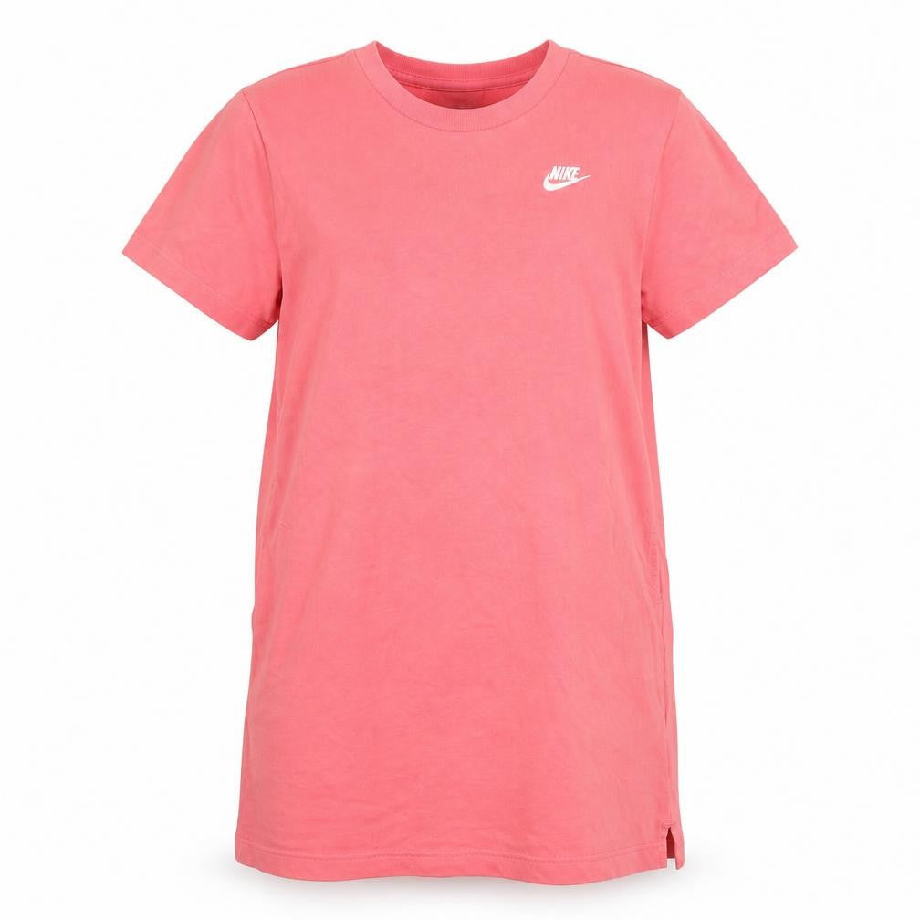 Nike Girls Pink T-Shirt Dress - Lightweight & Casual