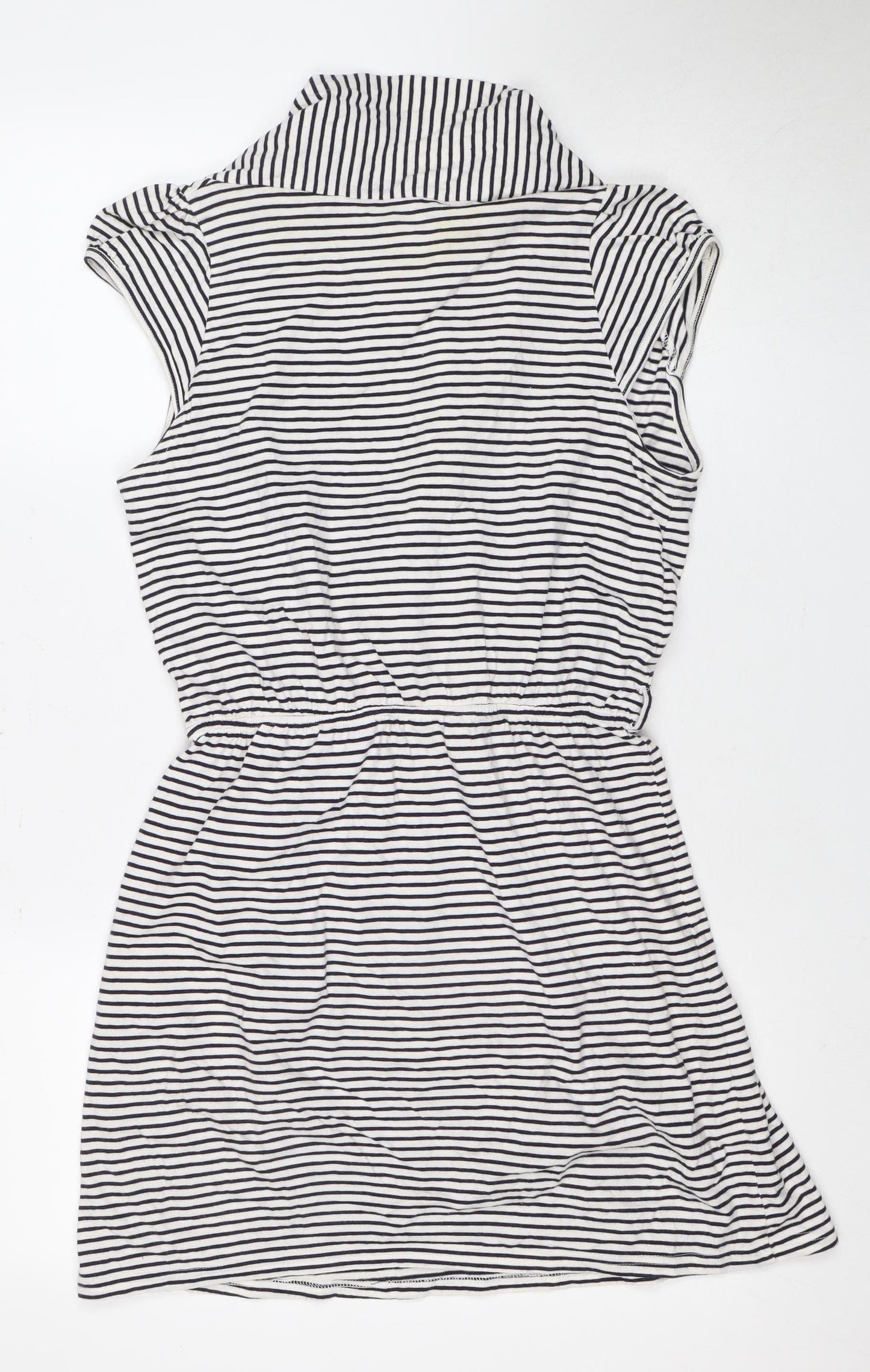 People Tree Women's Striped Shift Dress, Size 12