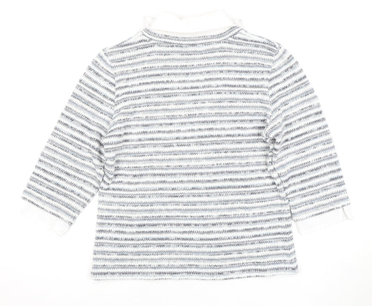 Marks and Spencer Women's Multicoloured Striped Cardigan M
