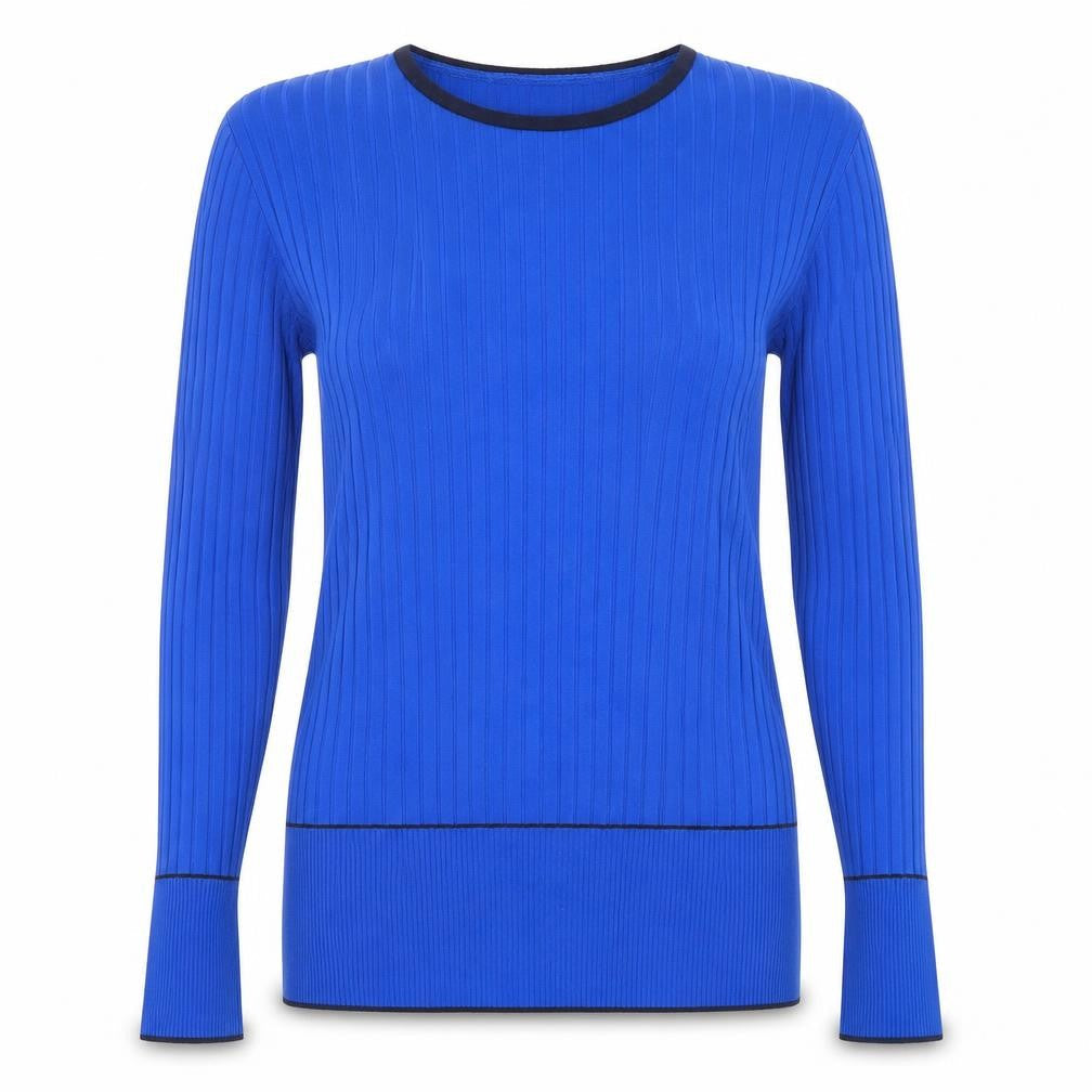 Next Women's Blue Long Sleeve Jersey Top - L
