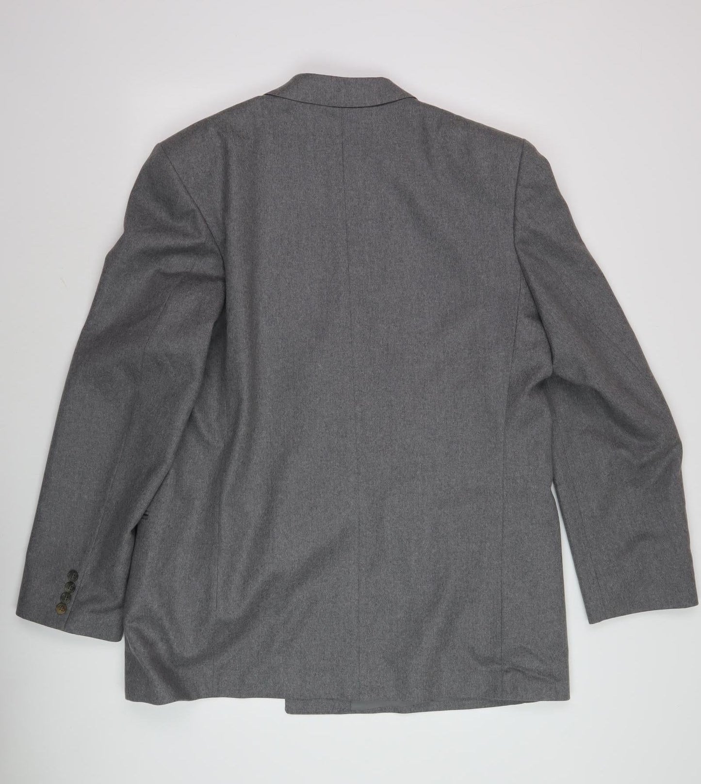 Centaur Gold Men's Grey Double-Breasted Blazer 46 Long