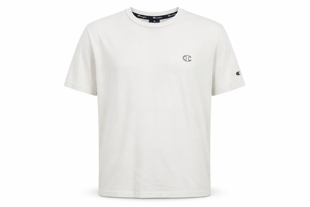Champion Men's White T-Shirt L Regular Fit