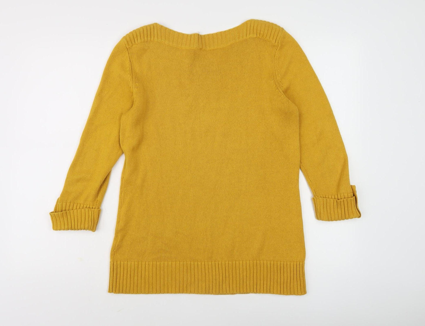 Collection L Women's Yellow Pullover Jumper, Size 12