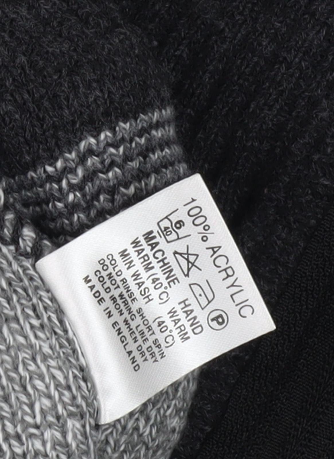 Bellissimo Men's Grey Argyle Knit Jacket M