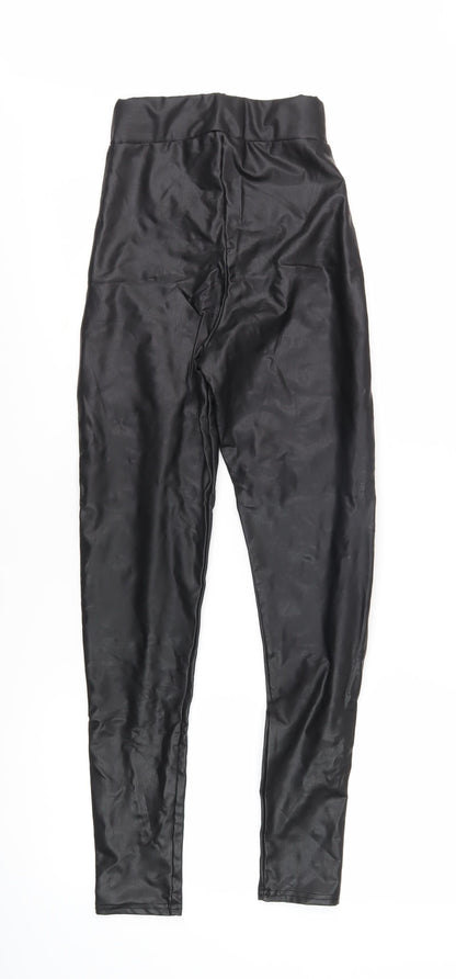 Back view of Miss Selfridge Women's Black Jegging, size 6