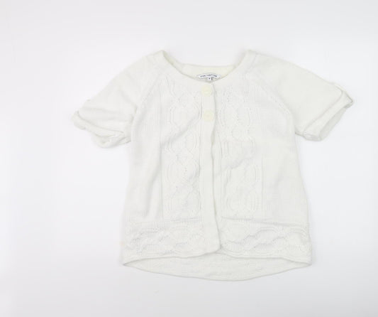 Store Twenty One Women’s Ivory M Cable-Knit Cardigan