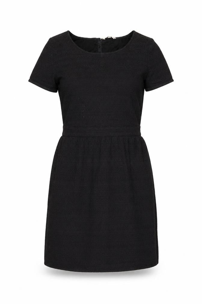 FatFace Black Dress, Women, Size 8, Short Sleeve, Casual