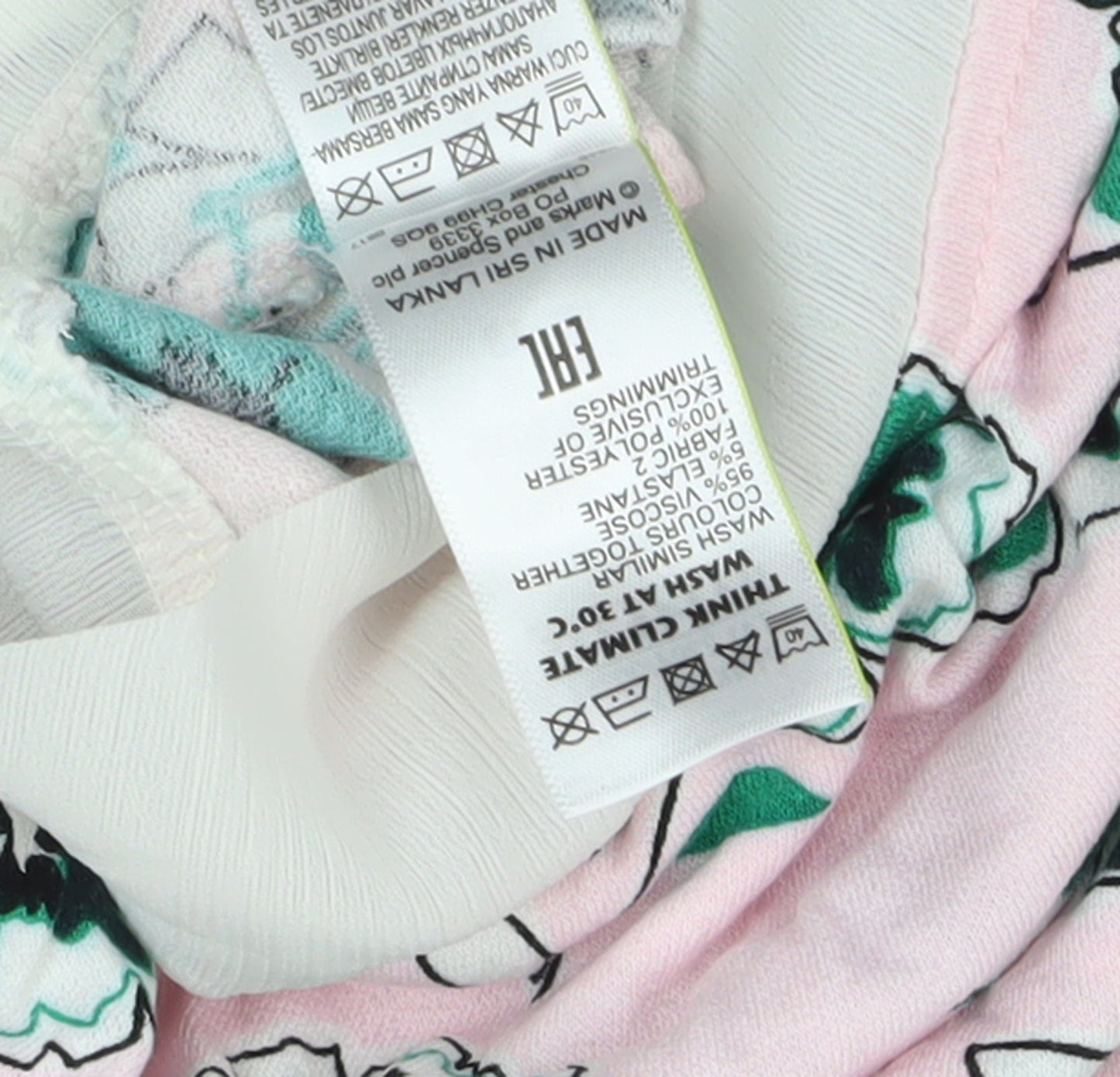 Marks and Spencer Women's Pink Floral Blouse Size 18
