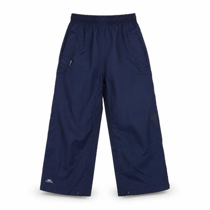 Trespass Boys Blue Waterproof Rain Trousers