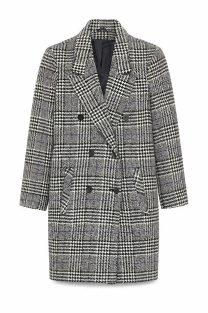 Richards Women's Multicoloured Check Coat Size 10