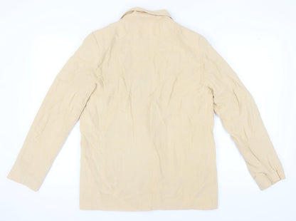 Next Women's Beige Blazer, Size 12, Double Breasted