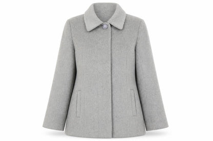 Isle Women's Grey Overcoat Size 16