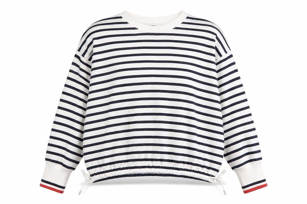 John Lewis Women’s Striped XL Pullover Sweatshirt